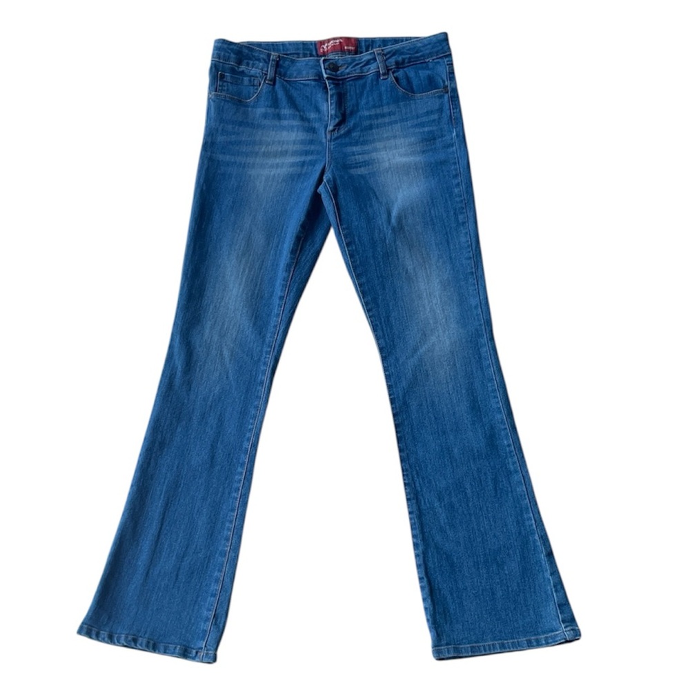 Arizona Jean Co boys boot cut denim blue jeans size 18 regular